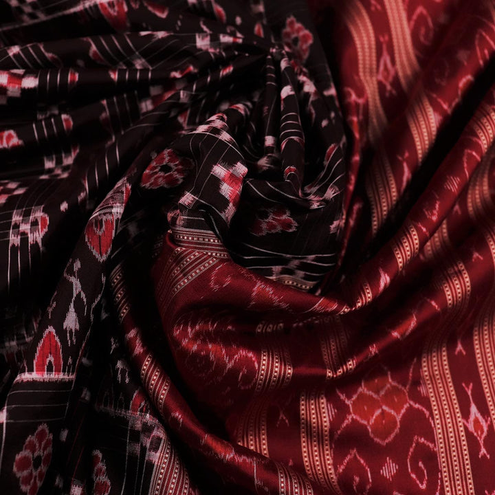 Handloom Sambalpuri Ikkat Silk Saree Handloom Saree_Sambalpuri Silk Priyadarshini Handloom