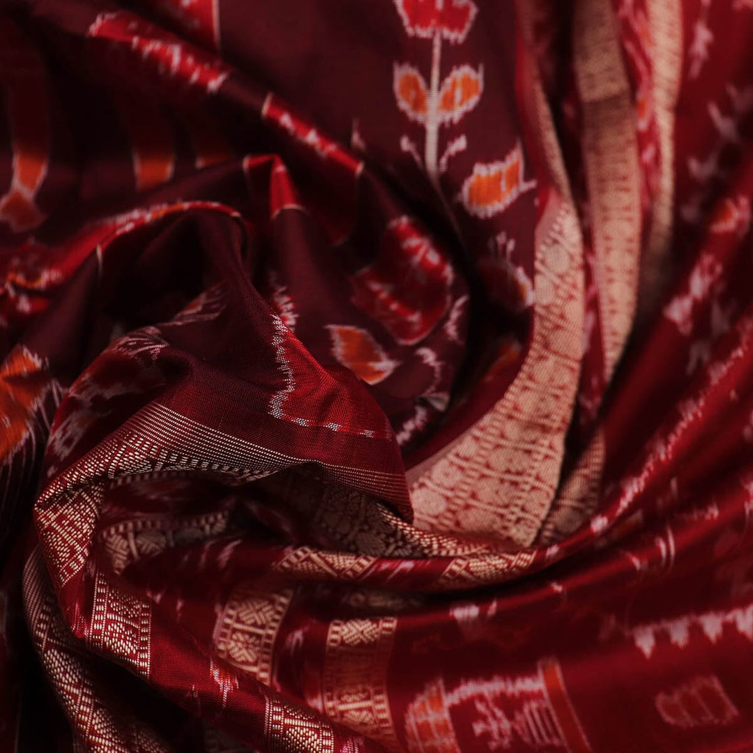Handloom Sambalpuri Ikkat Silk Saree Handloom Saree_Sambalpuri Silk Priyadarshini Handloom