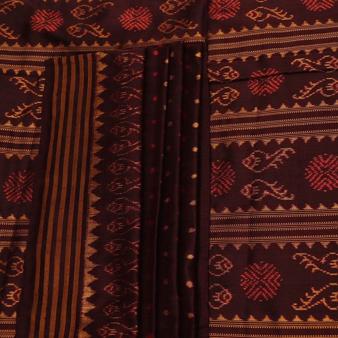 Handloom Sambalpuri Ikkat Silk Saree Handloom Saree_Sambalpuri Silk Priyadarshini Handloom