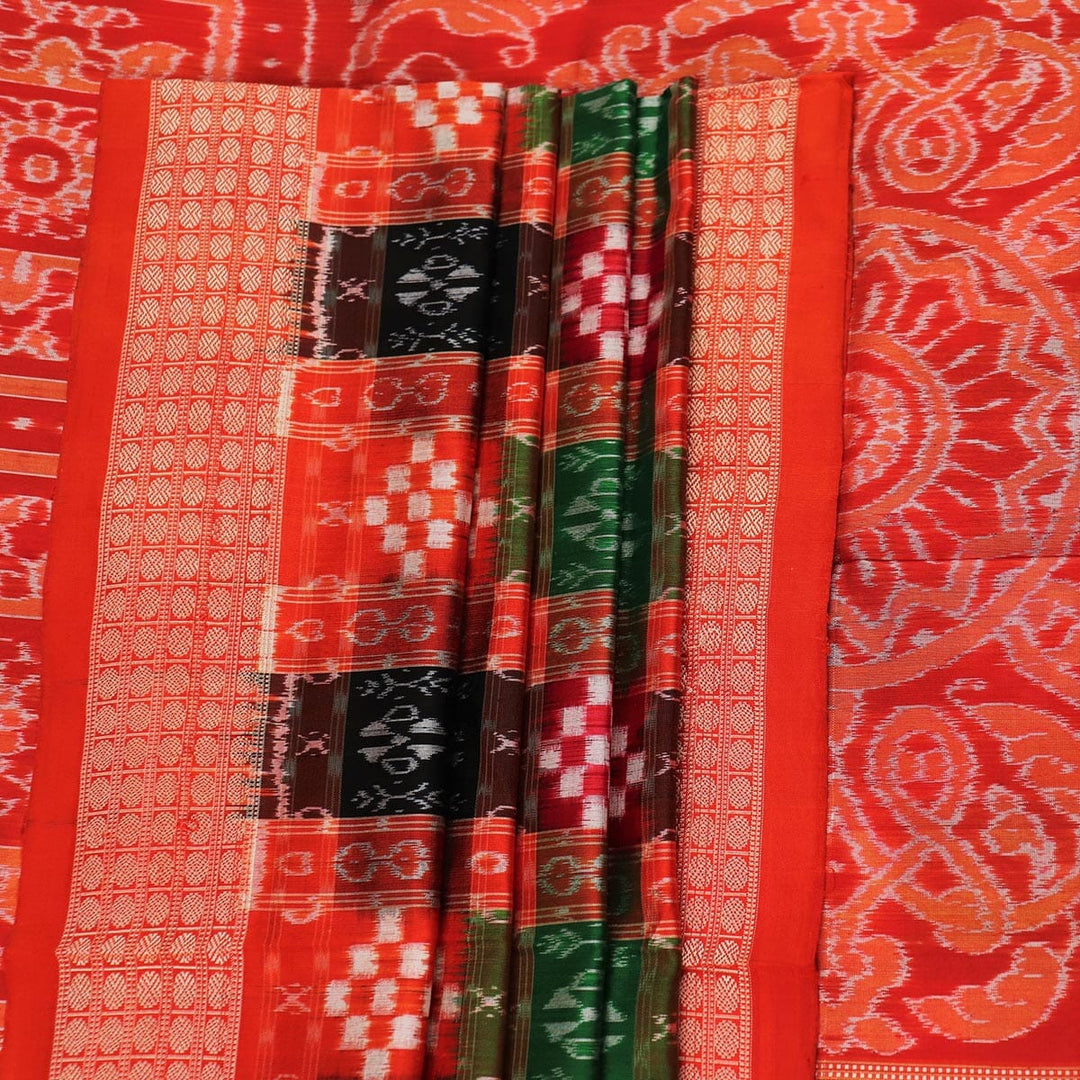Handloom Sambalpuri Ikkat Silk Saree Handloom Saree_Sambalpuri Silk Priyadarshini Handloom