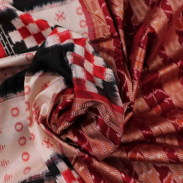 Handloom Sambalpuri Ikkat Silk Saree Handloom Saree_Sambalpuri Silk Priyadarshini Handloom