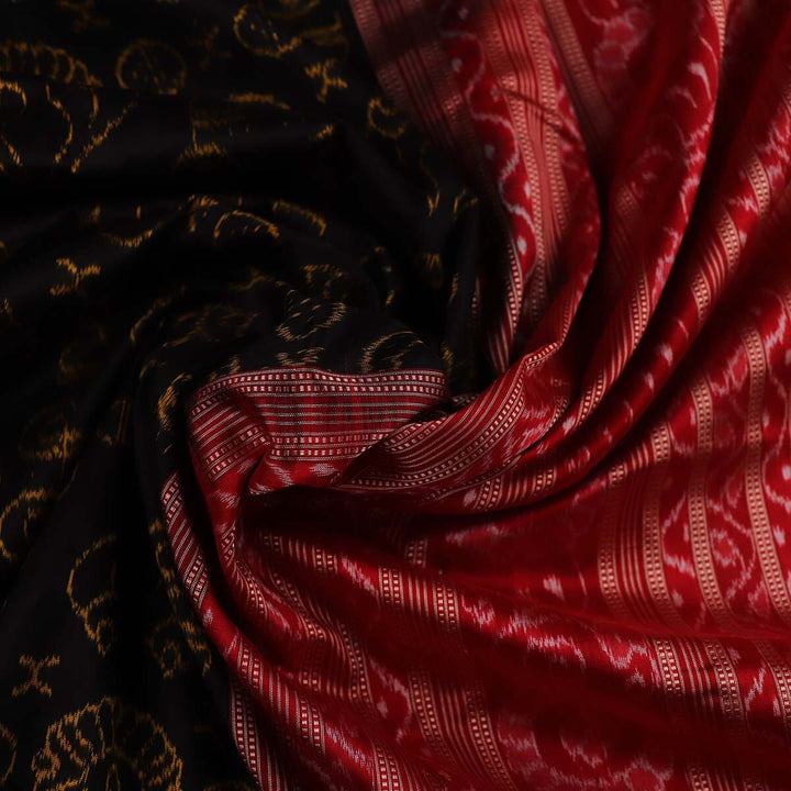 Handloom Sambalpuri Ikkat Silk Saree Handloom Saree_Sambalpuri Silk Priyadarshini Handloom