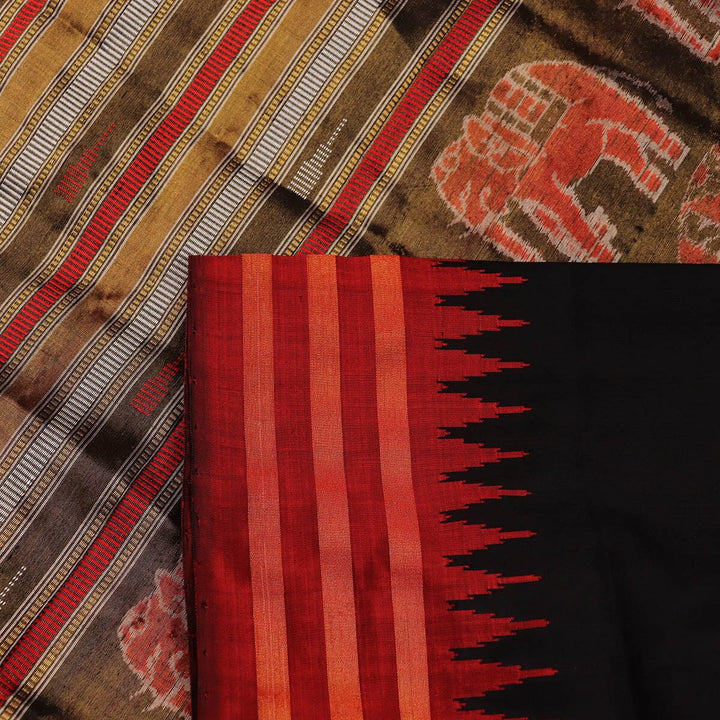 Handloom Sambalpuri Ikkat Silk Saree Handloom Saree_Sambalpuri Silk Priyadarshini Handloom