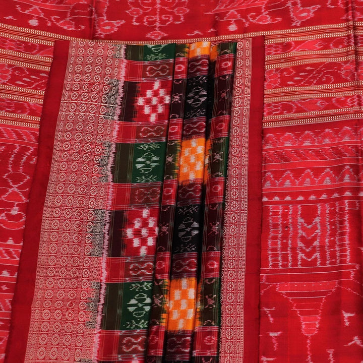 Handloom Sambalpuri Ikkat Silk Saree Handloom Saree_Sambalpuri Silk Priyadarshini Handloom
