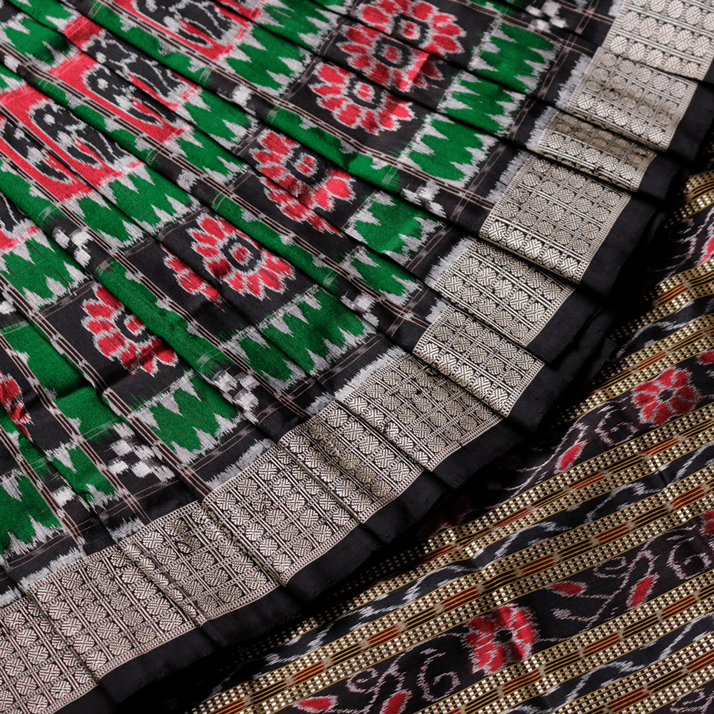 Handloom Sambalpuri Ikkat Silk Saree Handloom Saree_Sambalpuri Silk Priyadarshini Handloom