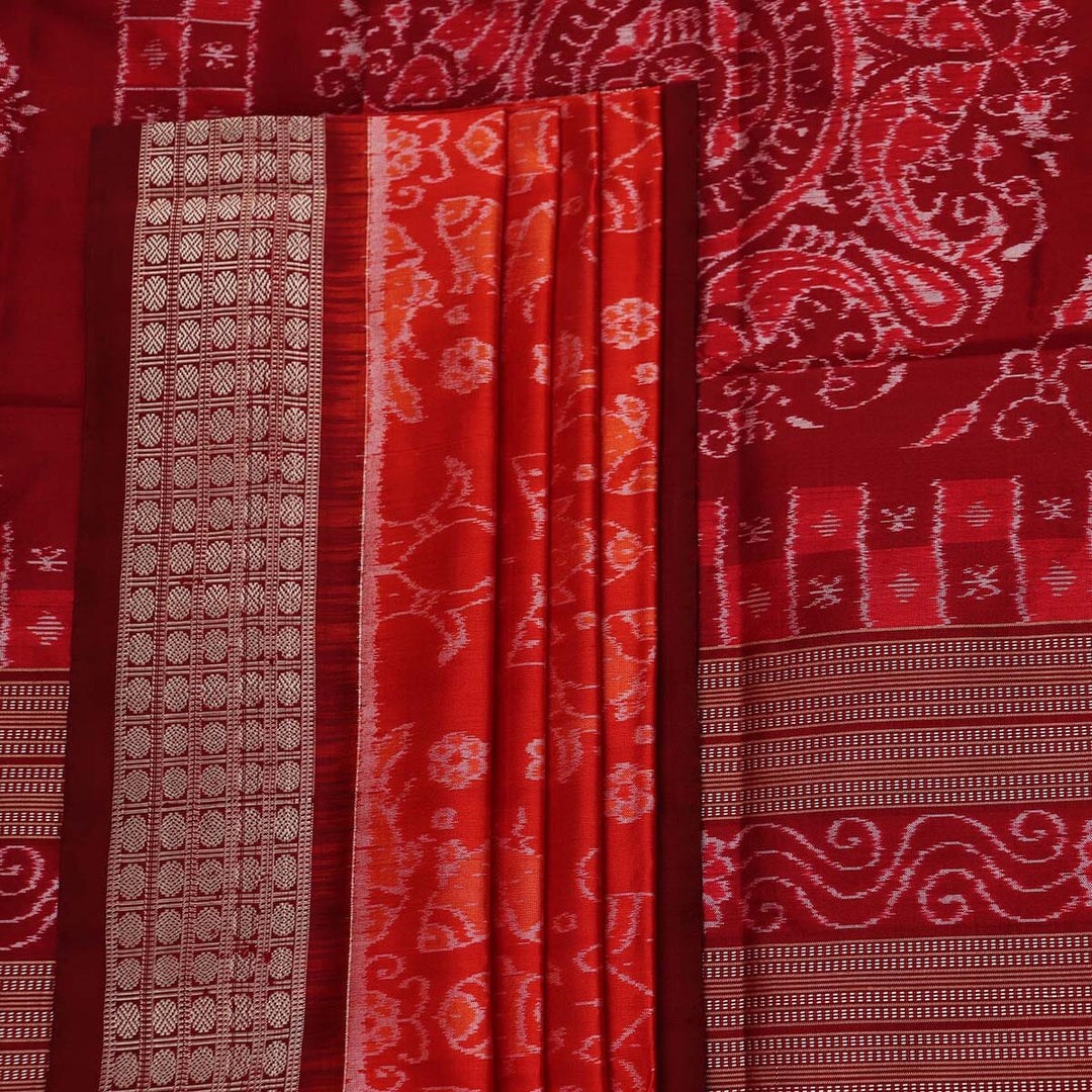 Handloom Sambalpuri Ikkat Silk Saree Handloom Saree_Sambalpuri Silk Priyadarshini Handloom