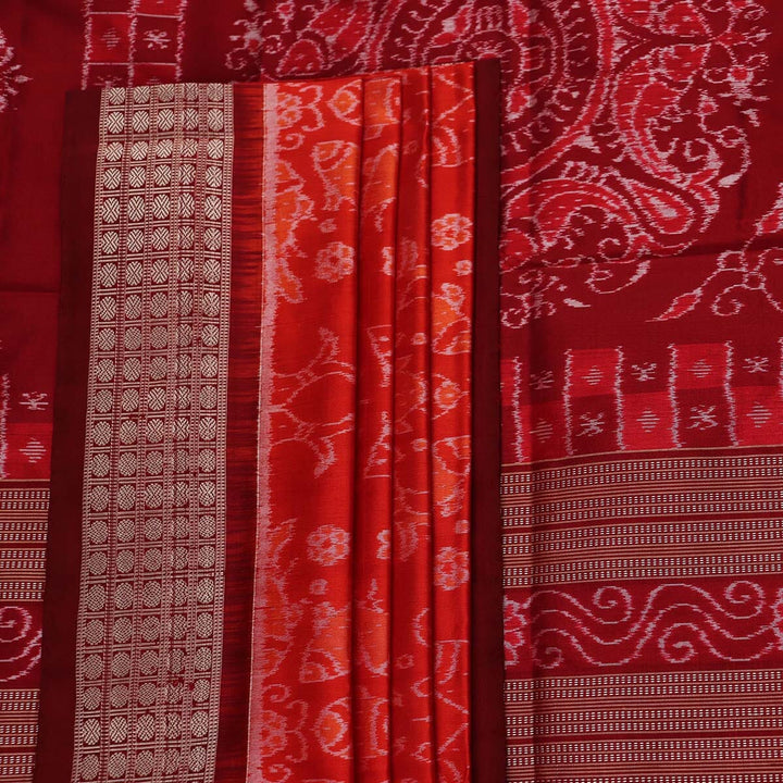 Handloom Sambalpuri Ikkat Silk Saree Handloom Saree_Sambalpuri Silk Priyadarshini Handloom