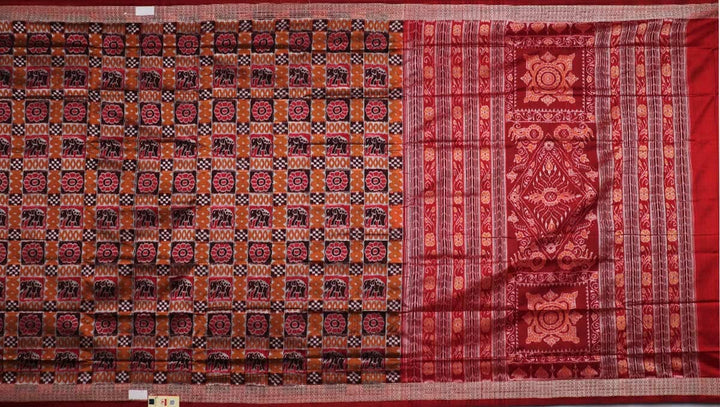 Handloom Sambalpuri Ikkat Silk Saree Handloom Saree_Sambalpuri Silk Priyadarshini Handloom 