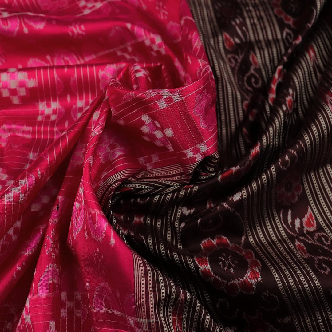 Handloom Sambalpuri Ikkat Silk Saree Handloom Saree_Sambalpuri Silk Priyadarshini Handloom