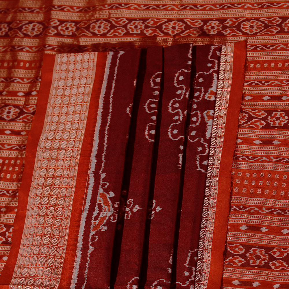 Handloom Sambalpuri Ikkat Silk Saree Handloom Saree_Sambalpuri Silk Priyadarshini Handloom
