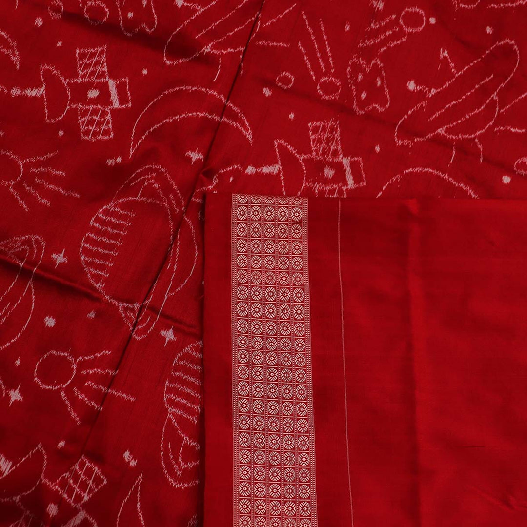 Handloom Sambalpuri Ikkat Silk Saree Handloom Saree_Sambalpuri Silk Priyadarshini Handloom