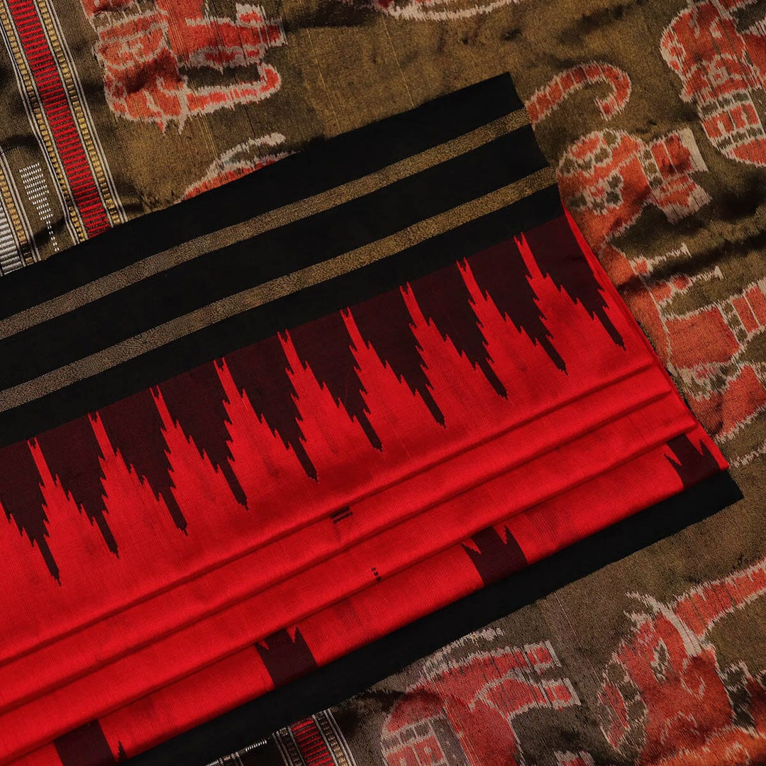 Handloom Sambalpuri Ikkat Silk Saree Handloom Saree_Sambalpuri Silk Priyadarshini Handloom