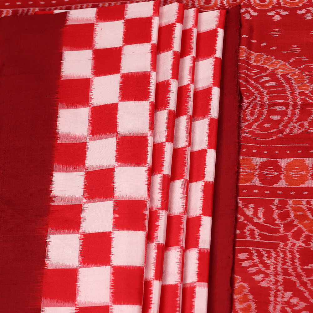 Handloom Sambalpuri Ikkat Silk Saree Handloom Saree_Sambalpuri Silk Priyadarshini Handloom
