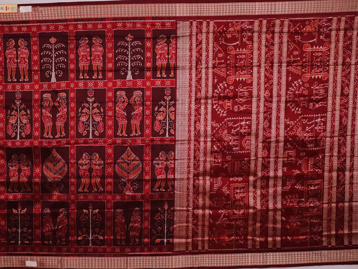 Handloom Sambalpuri Ikkat Silk Saree Handloom Saree_Sambalpuri Silk Priyadarshini Handloom