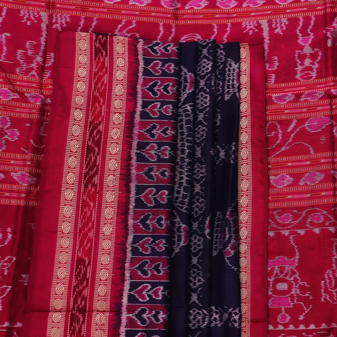 Handloom Sambalpuri Ikkat Silk Saree Handloom Saree_Sambalpuri Silk Priyadarshini Handloom