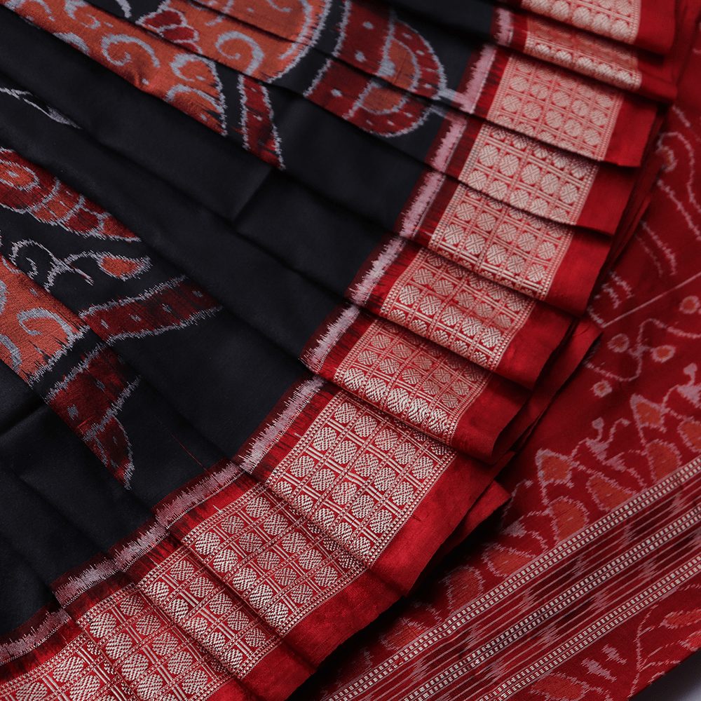 Handloom Sambalpuri Ikkat Silk Saree Handloom Saree_Sambalpuri Silk Priyadarshini Handloom