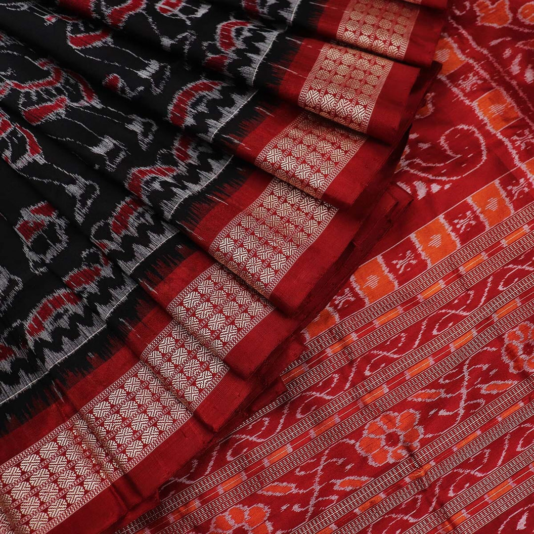 Handloom Sambalpuri Ikkat Silk Saree Handloom Saree_Sambalpuri Silk Priyadarshini Handloom 