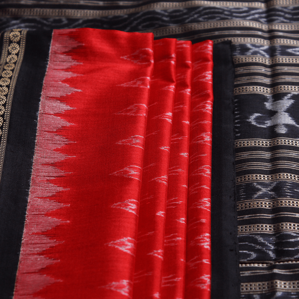 Handloom Sambalpuri Ikkat Silk Saree Handloom Saree_Sambalpuri Silk Priyadarshini Handloom