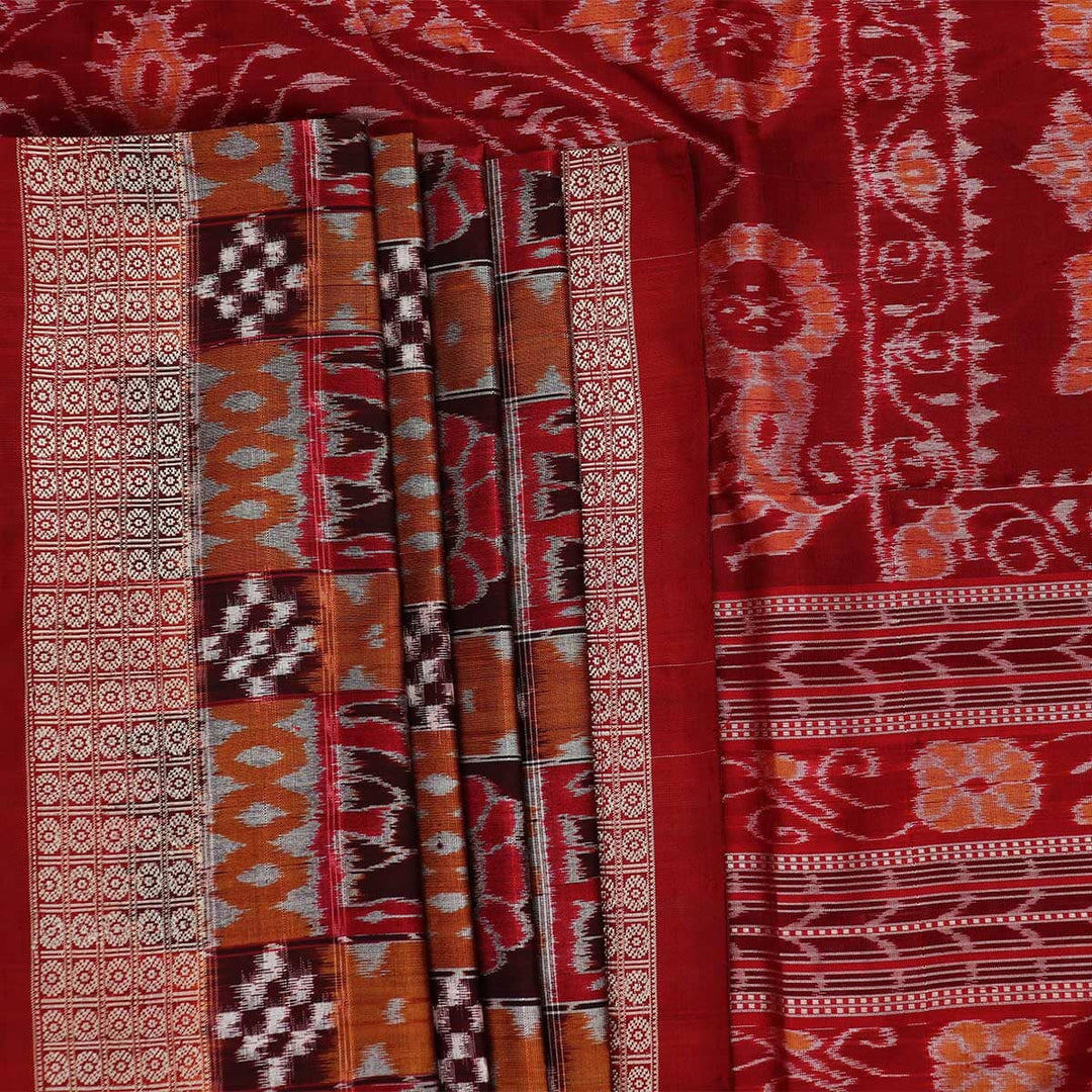 Handloom Sambalpuri Ikkat Silk Saree Handloom Saree_Sambalpuri Silk Priyadarshini Handloom