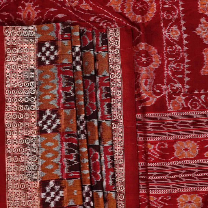 Handloom Sambalpuri Ikkat Silk Saree Handloom Saree_Sambalpuri Silk Priyadarshini Handloom