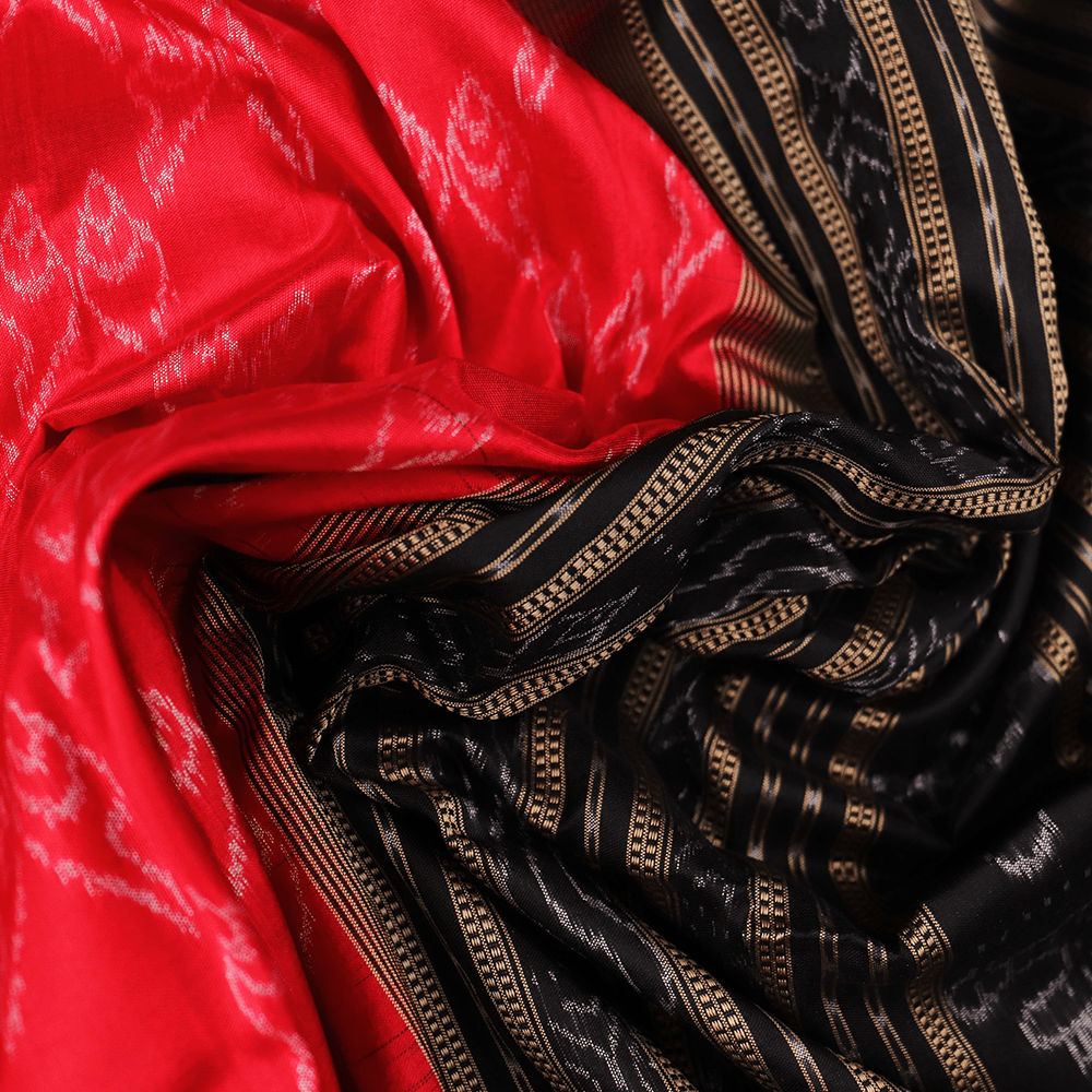 Handloom Sambalpuri Ikkat Silk Saree Handloom Saree_Sambalpuri Silk Priyadarshini Handloom