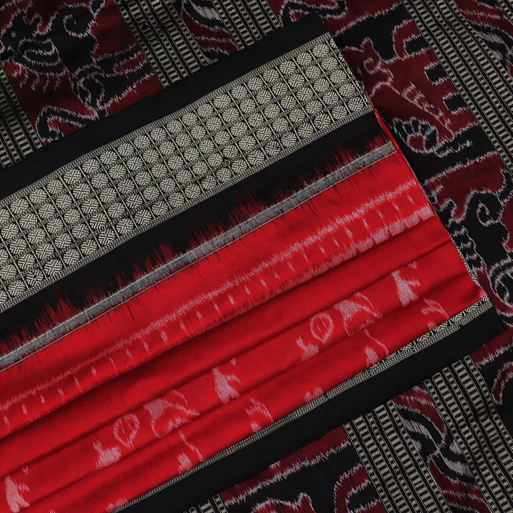 Handloom Sambalpuri Ikkat Silk Saree Handloom Saree_Sambalpuri Silk Priyadarshini Handloom