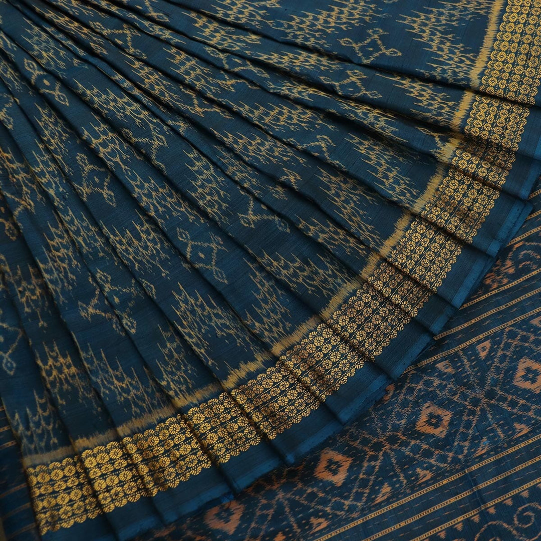 Handloom Sambalpuri Ikkat Silk Saree Handloom Saree_Sambalpuri Silk Priyadarshini Handloom