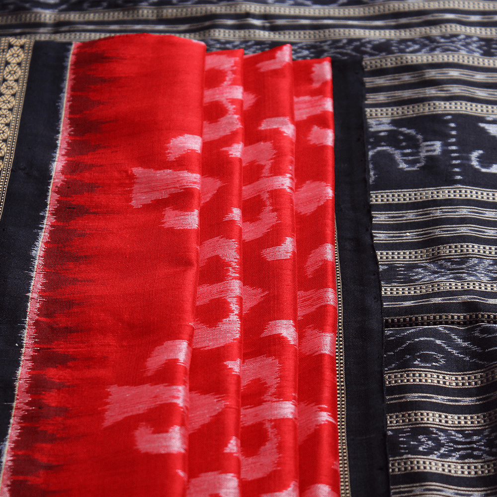 Handloom Sambalpuri Ikkat Silk Saree Handloom Saree_Sambalpuri Silk Priyadarshini Handloom