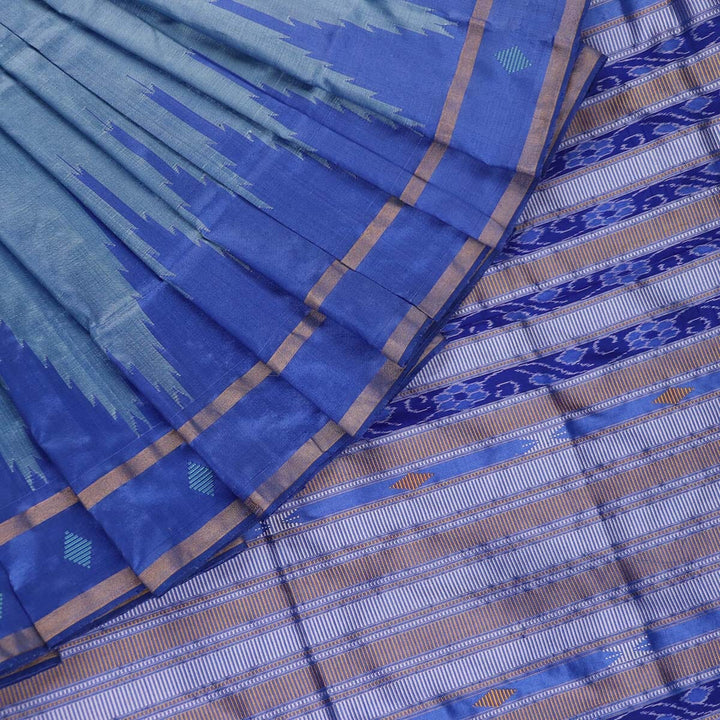 Priyadarshini Handloom -Handloom Sambalpuri Ikkat Silk Saree, Traditional Saree, Indian Saree, Handloom Saree, Silk Saree, Ethnic Saree, Festive Saree, Ikat Weaving, Ikat Design, Premium Quality, Unique Pattern, Tie-Dye.