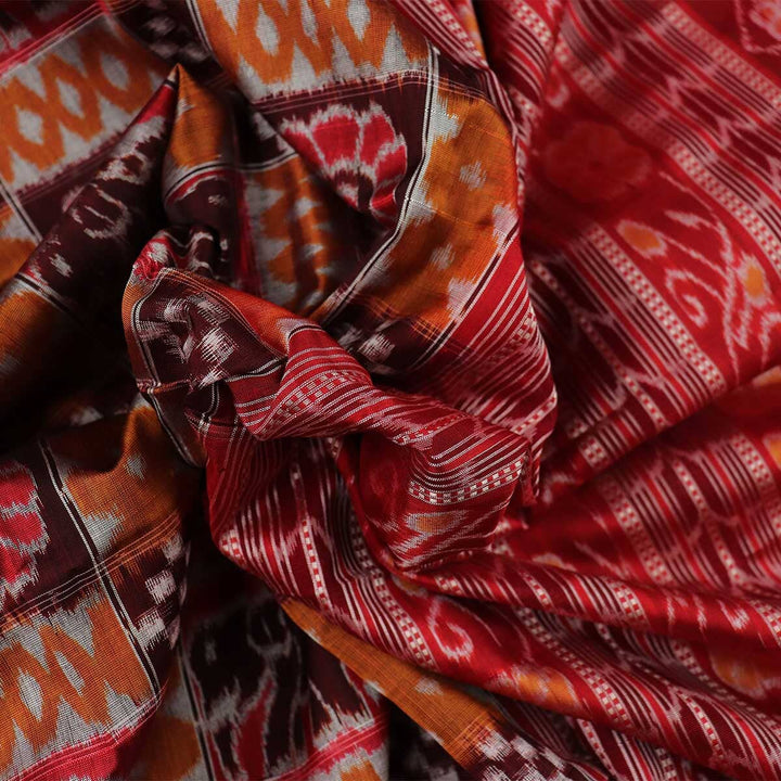 Handloom Sambalpuri Ikkat Silk Saree Handloom Saree_Sambalpuri Silk Priyadarshini Handloom