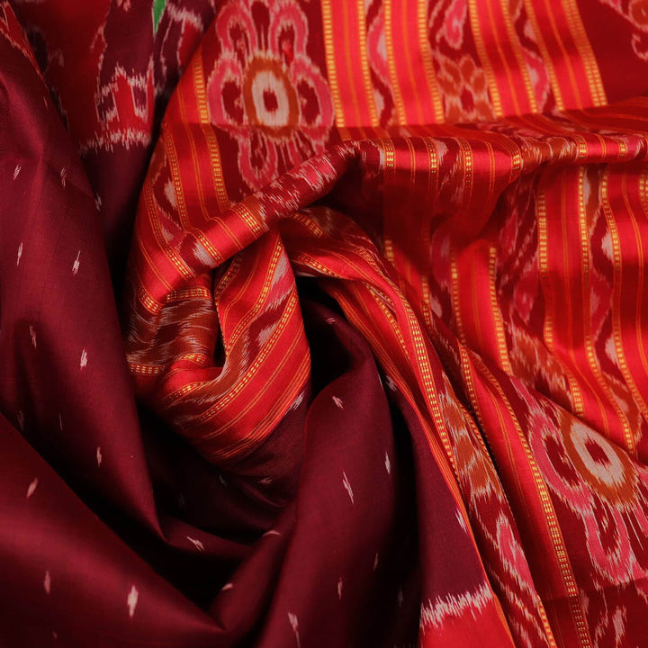 Handloom Sambalpuri Ikkat Silk Saree Handloom Saree_Sambalpuri Silk Priyadarshini Handloom