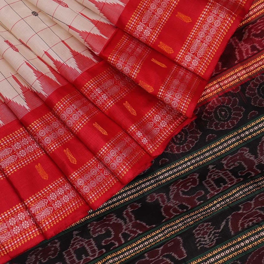 Handloom Sambalpuri Ikkat Silk Saree Handloom Saree_Sambalpuri Silk Priyadarshini Handloom 