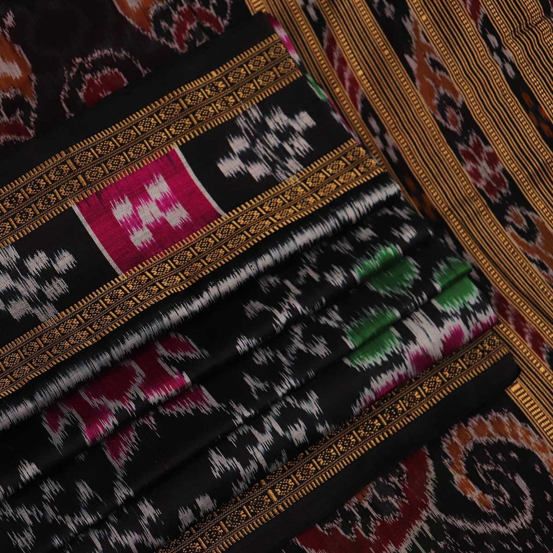 Handloom Sambalpuri Ikkat Silk Saree Handloom Saree_Sambalpuri Silk Priyadarshini Handloom
