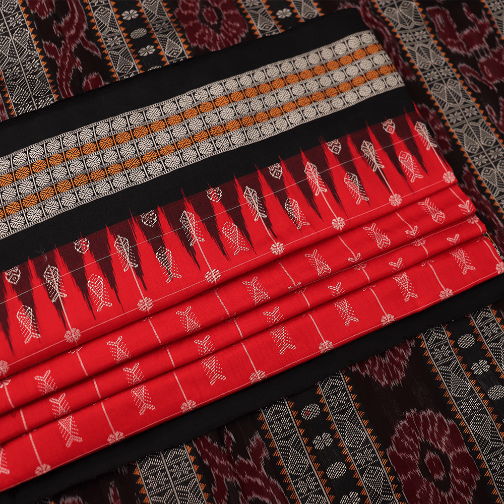Handloom Sambalpuri Ikkat Silk Saree Handloom Saree_Sambalpuri Silk Priyadarshini Handloom