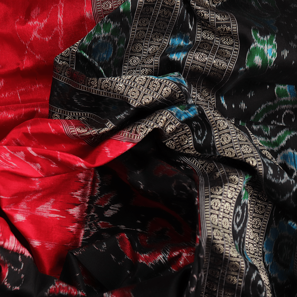 Handloom Sambalpuri Ikkat Silk Saree Handloom Saree_Sambalpuri Silk Priyadarshini Handloom