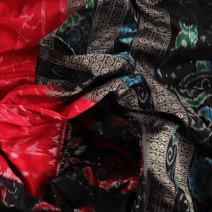 Handloom Sambalpuri Ikkat Silk Saree Handloom Saree_Sambalpuri Silk Priyadarshini Handloom