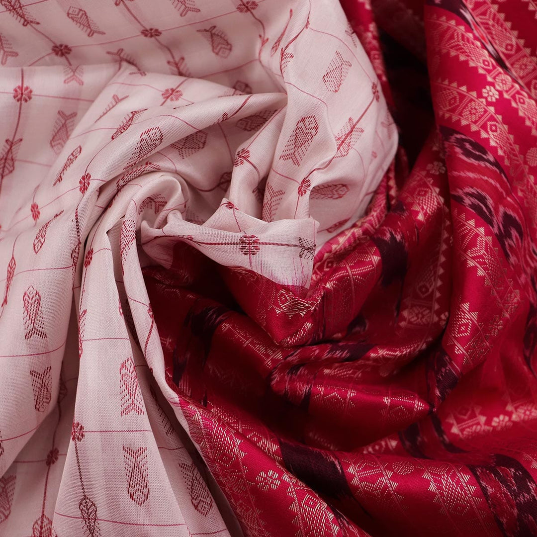 Handloom Sambalpuri Ikkat Silk Saree Handloom Saree_Sambalpuri Silk Priyadarshini Handloom