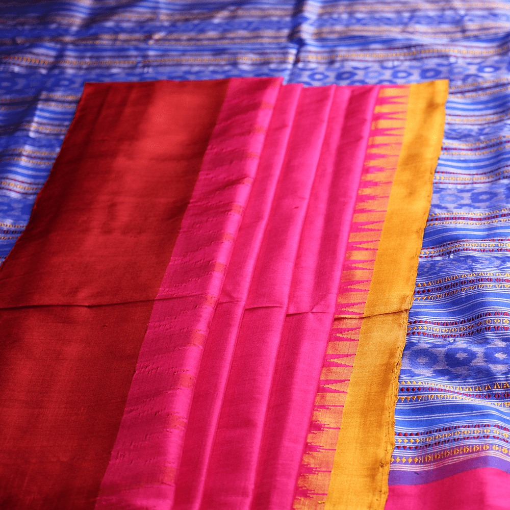 Handloom Sambalpuri Ikkat Silk Saree Handloom Saree_Sambalpuri Silk Priyadarshini Handloom