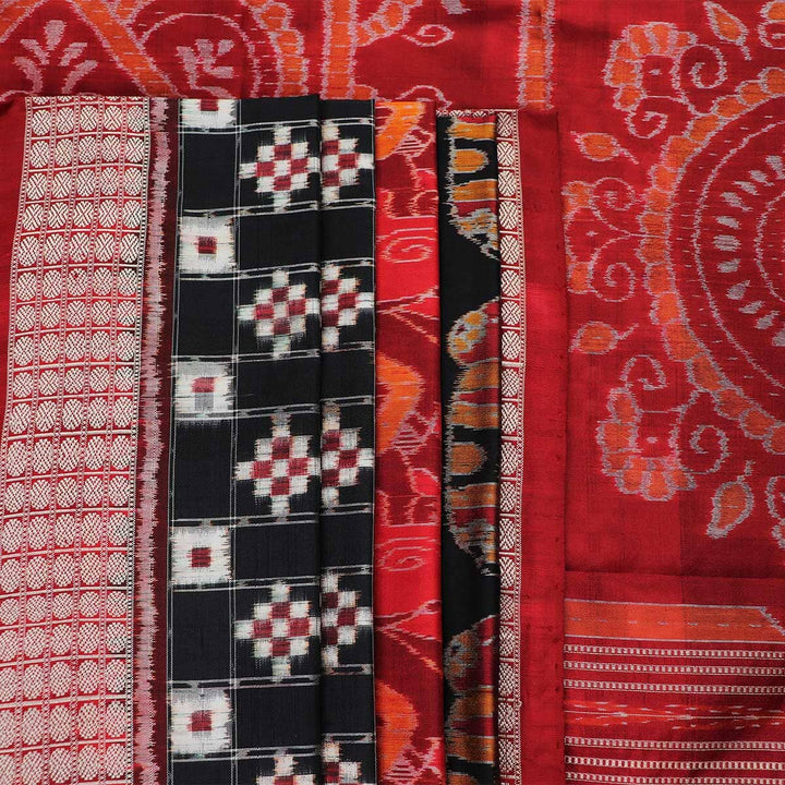 Handloom Sambalpuri Ikkat Silk Saree Handloom Saree_Sambalpuri Silk Priyadarshini Handloom 