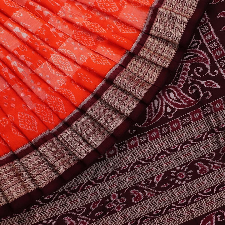 Handloom Sambalpuri Ikkat Silk Saree Handloom Saree_Sambalpuri Silk Priyadarshini Handloom