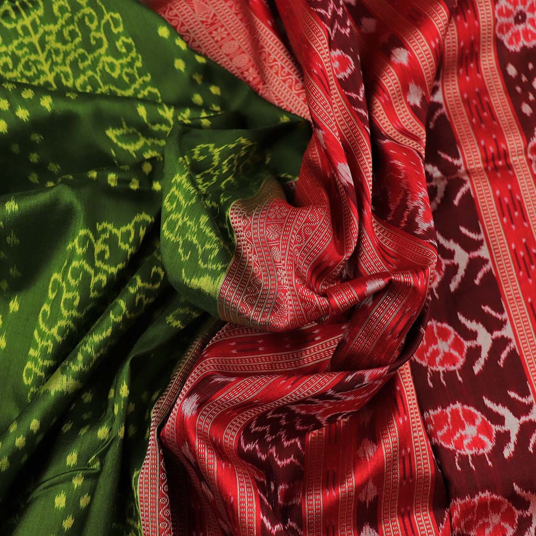 Handloom Sambalpuri Ikkat Silk Saree Handloom Saree_Sambalpuri Silk Priyadarshini Handloom