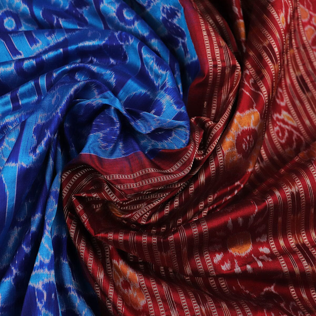 Handloom Sambalpuri Ikkat Silk Saree Handloom Saree_Sambalpuri Silk Priyadarshini Handloom