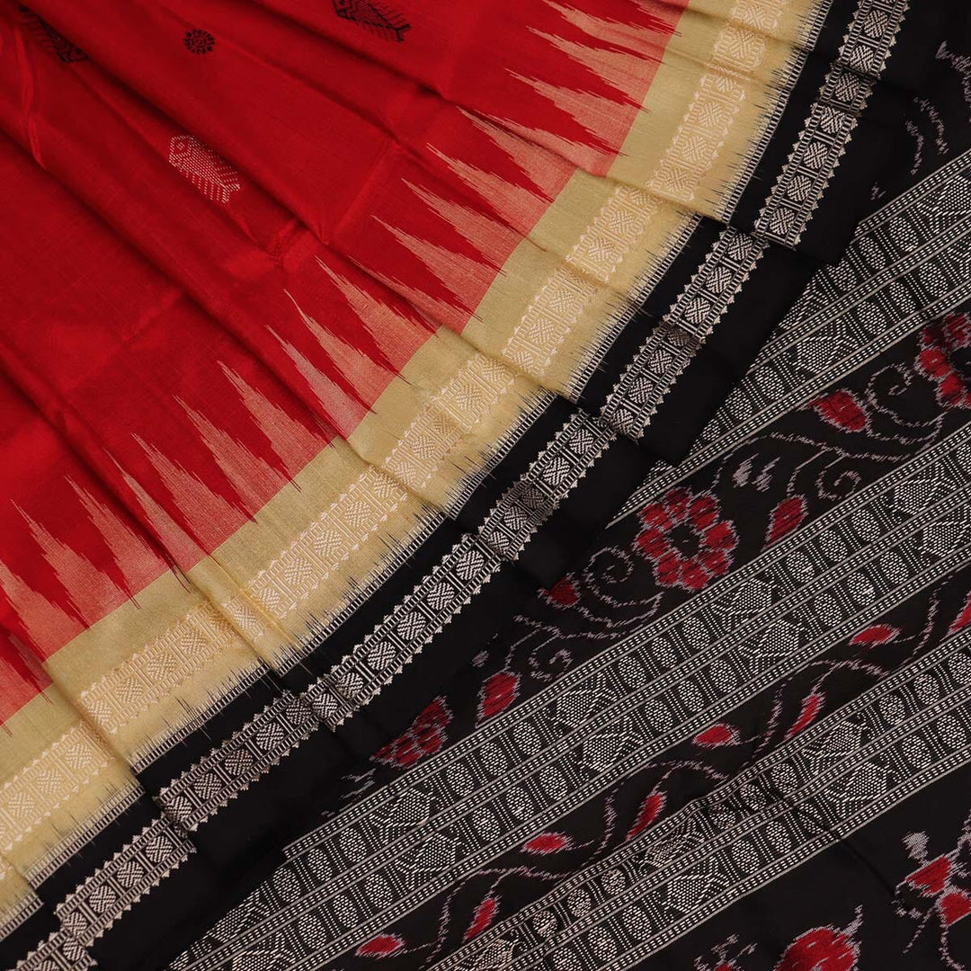 Handloom Sambalpuri Ikkat Silk Saree Handloom Saree_Sambalpuri Silk Priyadarshini Handloom