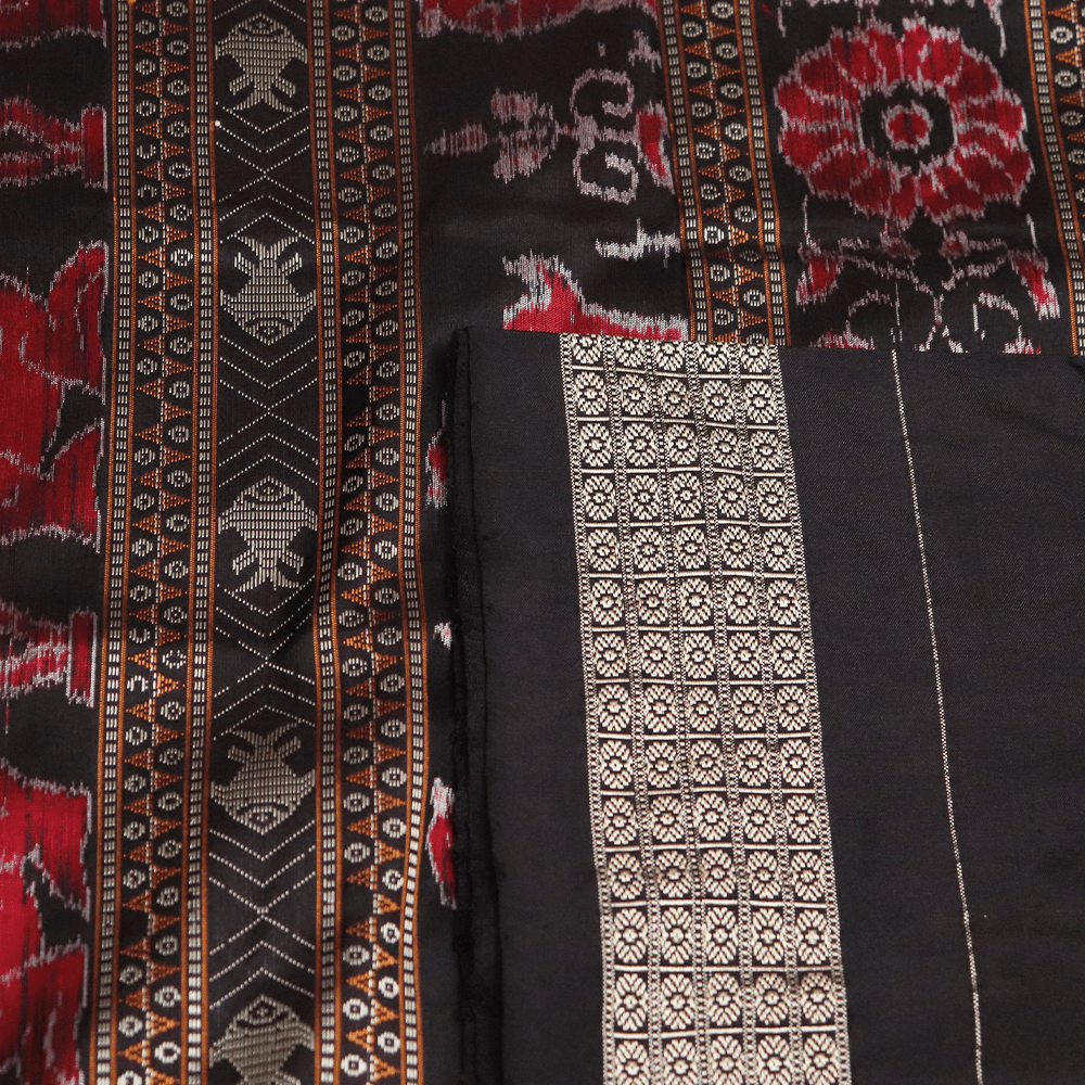 Handloom Sambalpuri Ikkat Silk Saree Handloom Saree_Sambalpuri Silk Priyadarshini Handloom
