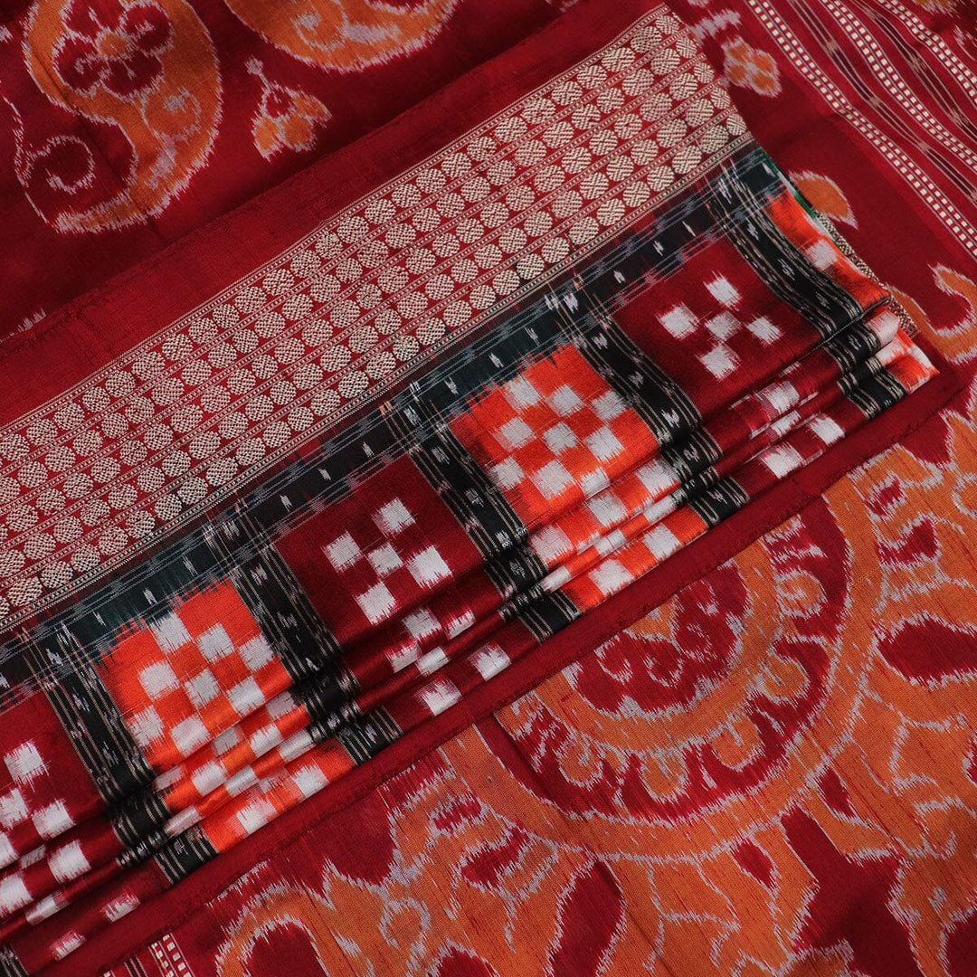 Handloom Sambalpuri Ikkat Silk Saree Handloom Saree_Sambalpuri Silk Priyadarshini Handloom