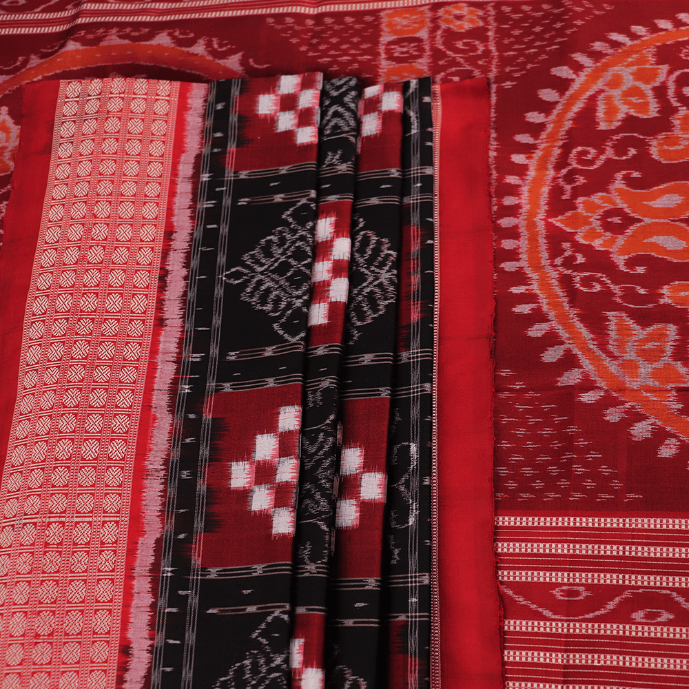 Handloom Sambalpuri Ikkat Silk Saree Handloom Saree_Sambalpuri Silk Priyadarshini Handloom 