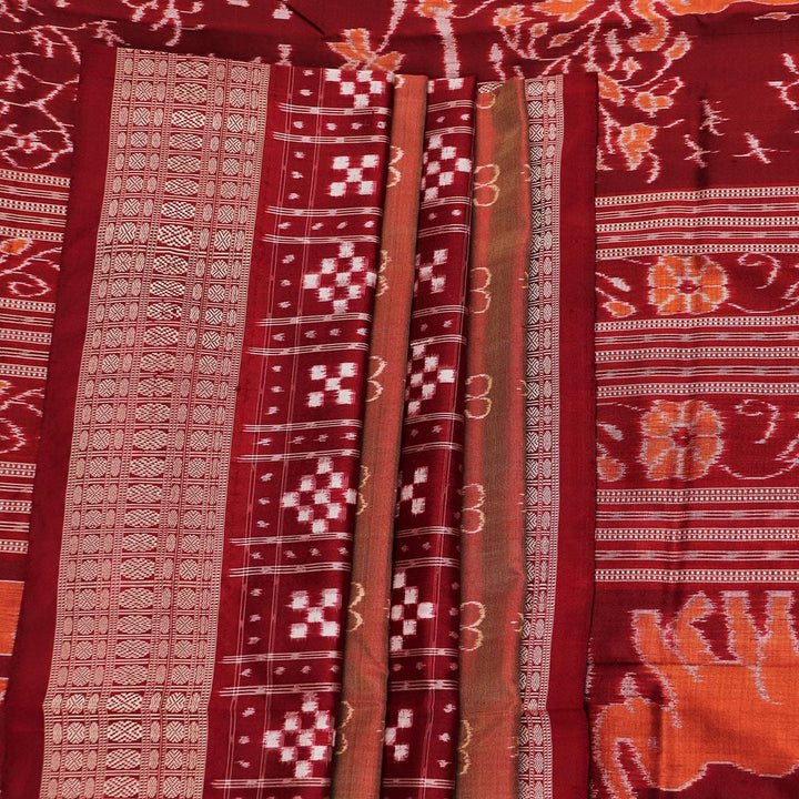 Handloom Sambalpuri Ikkat Silk Saree Handloom Saree_Sambalpuri Silk Priyadarshini Handloom