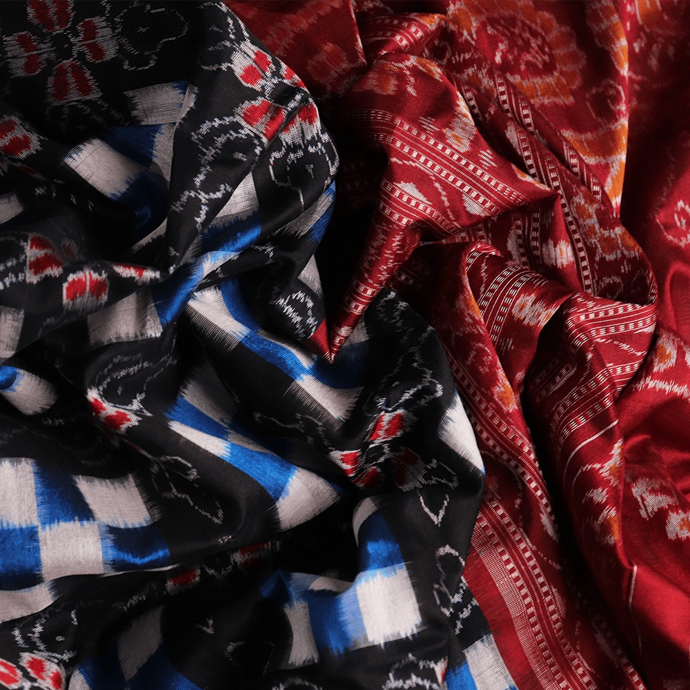 Handloom Sambalpuri Ikkat Silk Saree Handloom Saree_Sambalpuri Silk Priyadarshini Handloom