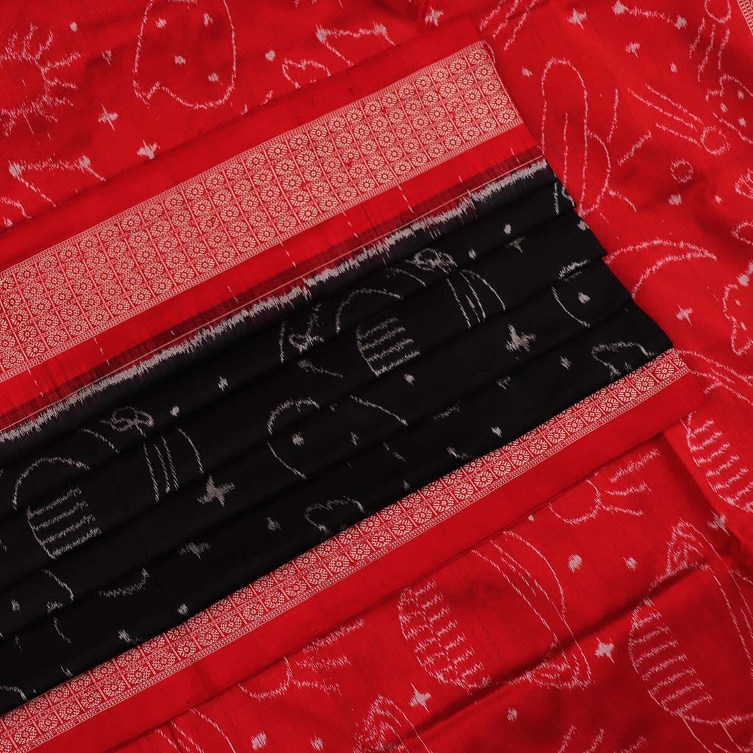 Handloom Sambalpuri Ikkat Silk Saree Handloom Saree_Sambalpuri Silk Priyadarshini Handloom