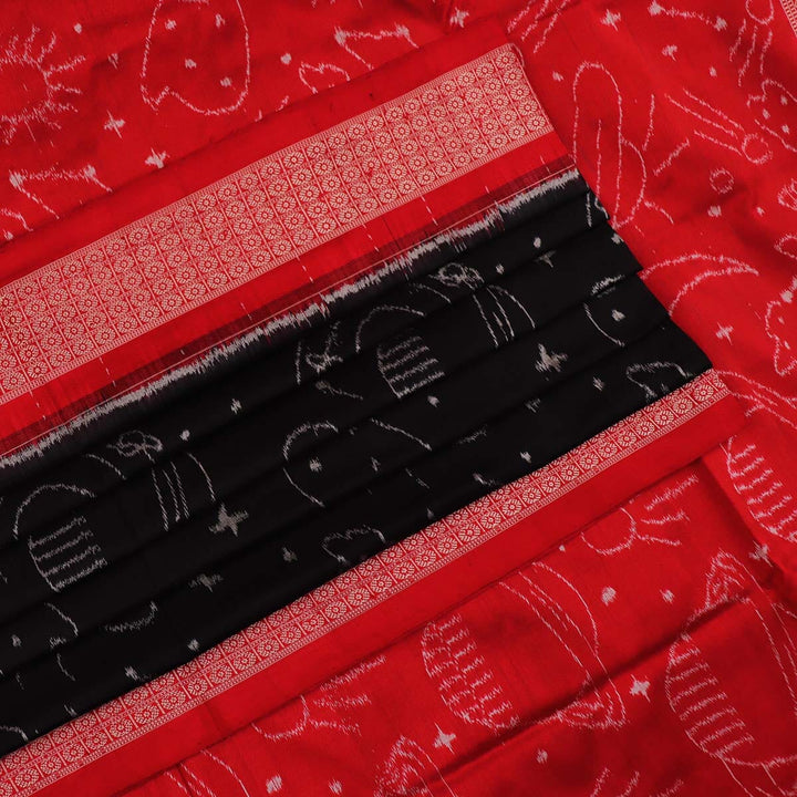 Handloom Sambalpuri Ikkat Silk Saree Handloom Saree_Sambalpuri Silk Priyadarshini Handloom